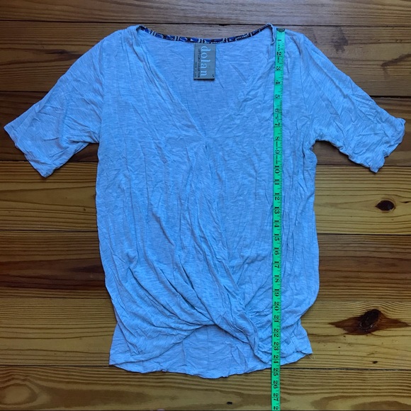 Anthro Dolan Left Coast Collection Grey Top, EUC S - Picture 7 of 11